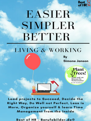 cover image of Easier Simpler Better Living & Working